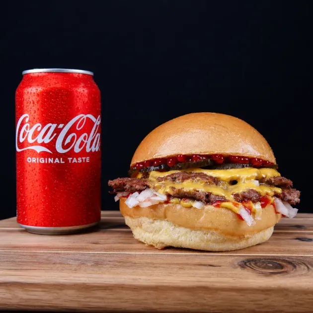 Combo Cheese Double Smash + Coca-Cola